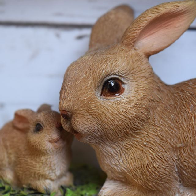 うさぎのママとチビちゃん ウェルカムプレート