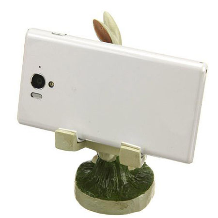 ラッパうさぎ スマホホルダー