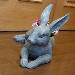 EXPO.INC社 美麗ラビット◆フラワーポット